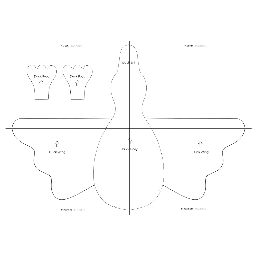 Sleepy Duck Sewing Pattern