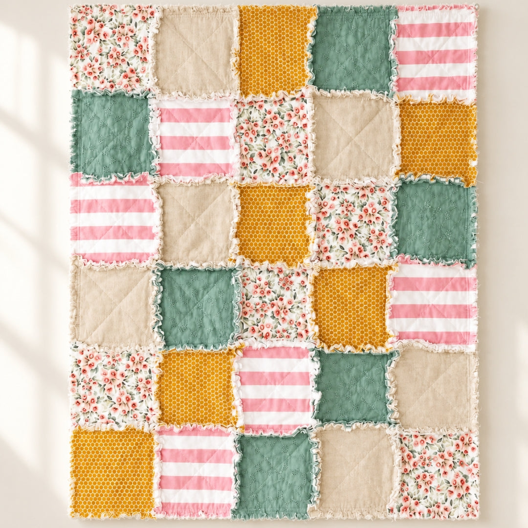Reversible Rag Quilt Sewing Pattern