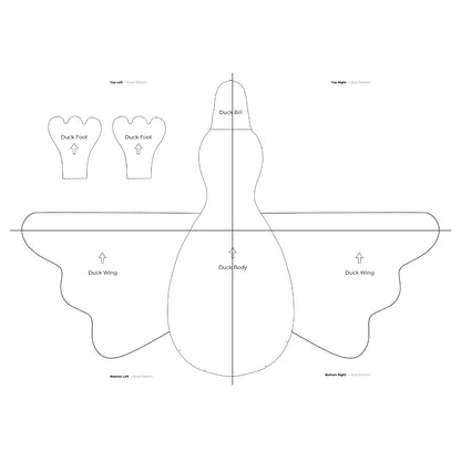 Sleepy Duck Sewing Pattern