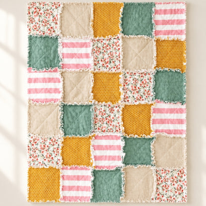 Reversible Rag Quilt Sewing Pattern