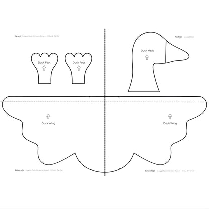 Snuggle Duck Sewing Pattern
