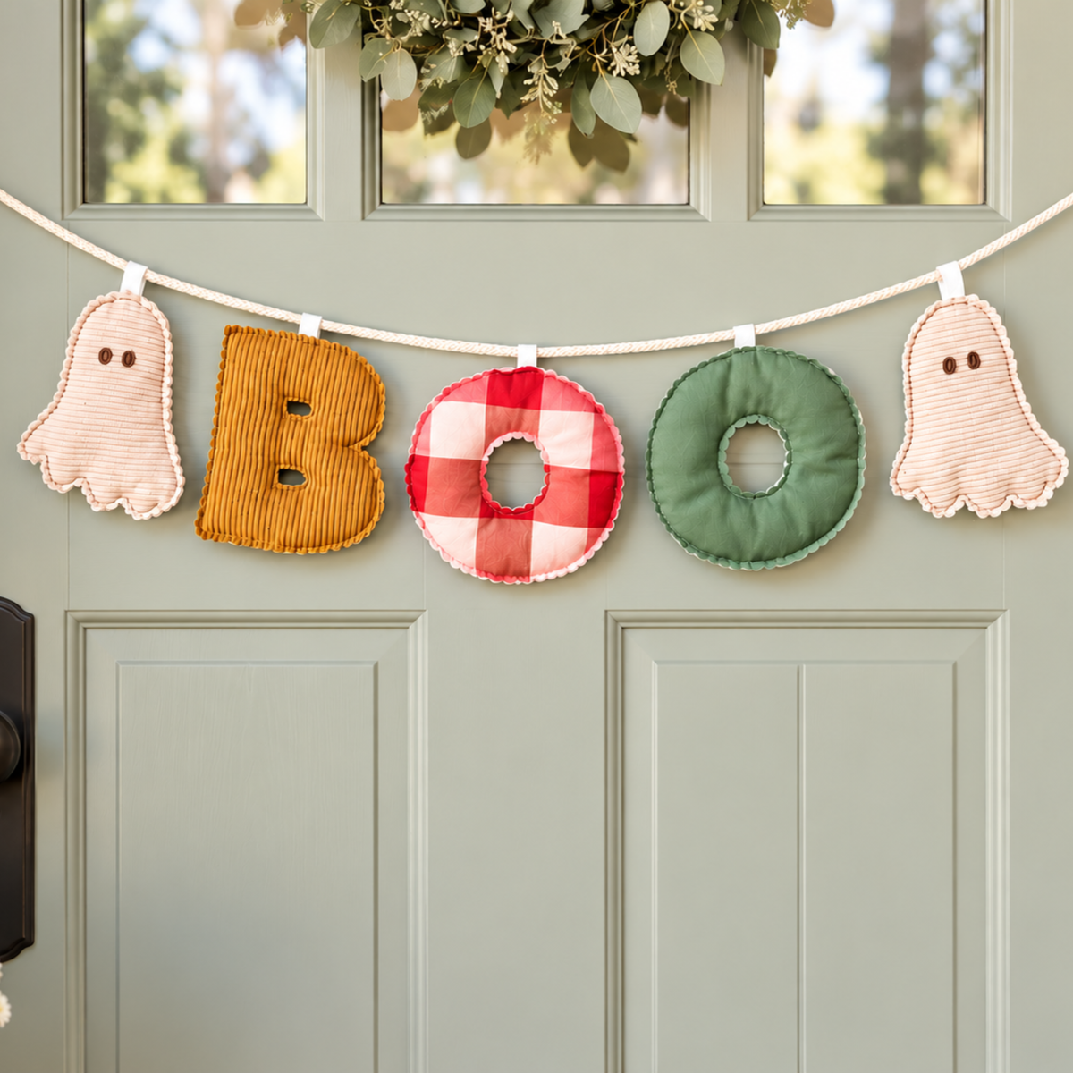 Halloween Bunting Sewing Pattern | Letters & Ghosts