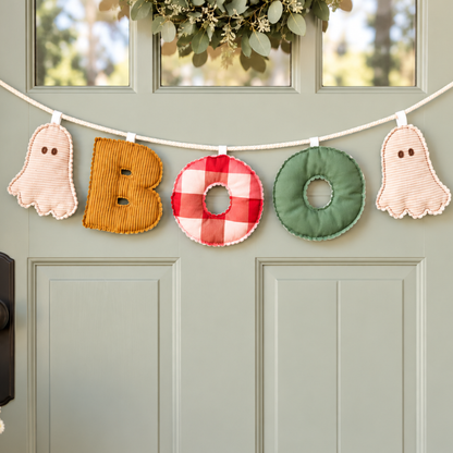 Halloween Bunting Sewing Pattern | Letters & Ghosts