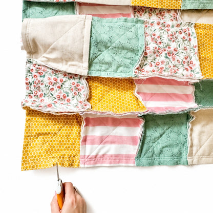 Reversible Rag Quilt Sewing Pattern